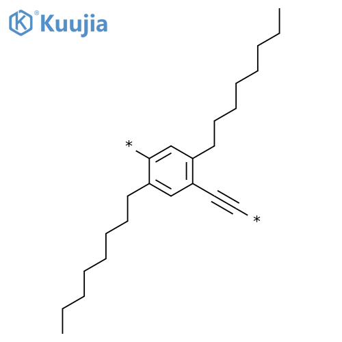 POLY[(2,5-DIOCTYL-1,4-PHENYLENE)-1,2-ETHYNEDIYL] structure
