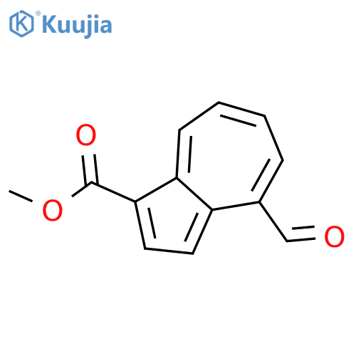 1-methoxycarbonyl-4-formylazulene structure
