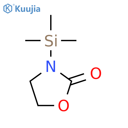 3-Trimethylsilyl-2-oxazolidinone structure