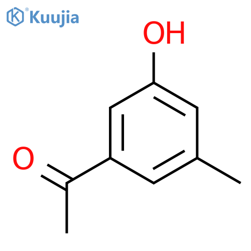 1-(3-Hydroxy-5-methylphenyl)ethanone structure