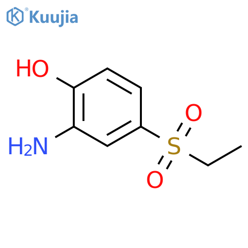 2-Amino-4-(ethylsulfonyl)phenol structure