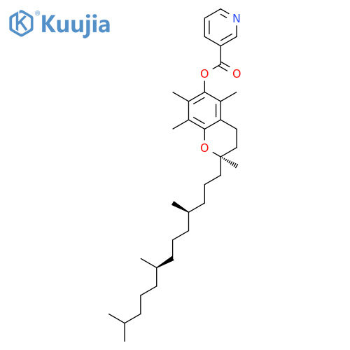 (R)-2,5,7,8-Tetramethyl-2-((4R,8R)-4,8,12-trimethyltridecyl)chroman-6-yl nicotinate structure