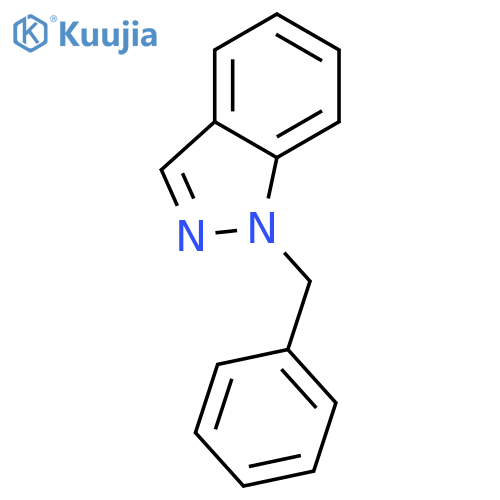 1-benzyl-1H-indazole structure