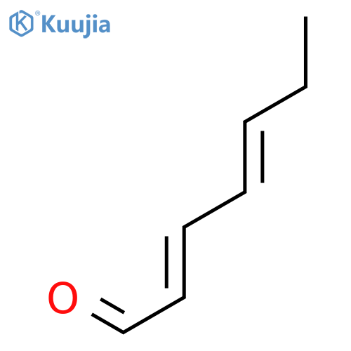 trans,trans-2,4-Heptadienal (Technical Grade, 90%) structure