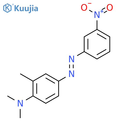 N,N,2-trimethyl-4-[(E)-(3-nitrophenyl)diazenyl]aniline structure