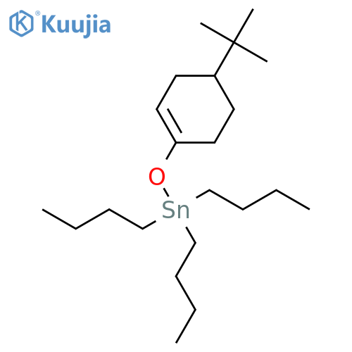 Stannane, tributyl[[4-(1,1-dimethylethyl)-1-cyclohexen-1-yl]oxy]- structure