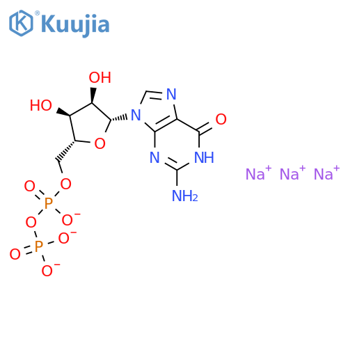 Guanosine 5'-diphosphate sodium salt structure