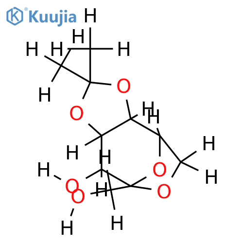 2,7-Anhydro,4,5-O-isopropylidene-beta-D-Pyranose-altro-2-Heptulose structure