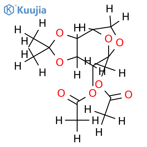 2,7-Anhydro,4,5-O-isopropylidene,1,3-di-Ac-beta-D-Pyranose-altro-2-Heptulose structure