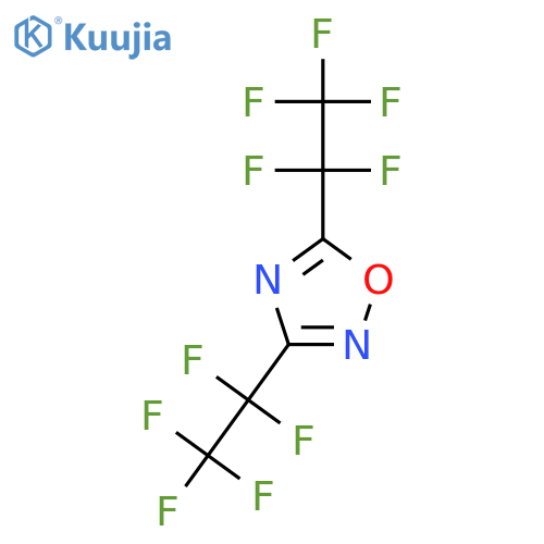 1,2,4-Oxadiazole,3,5-bis(1,1,2,2,2-pentafluoroethyl)- structure