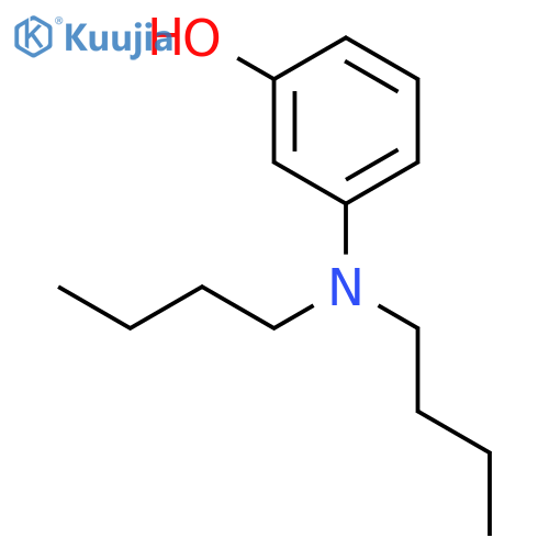 N,N-Di-B-butyl-3-aminophenol structure