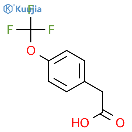 2-4-(Trifluoromethoxy)phenylacetic Acid structure