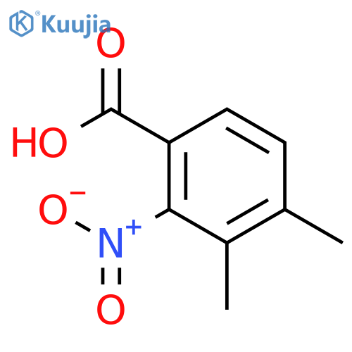 3,4-Dimethyl-2-nitro-benzoic Acid structure