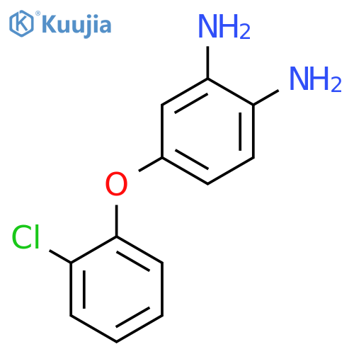 1,2-Benzenediamine, 4-(2-chlorophenoxy)- structure