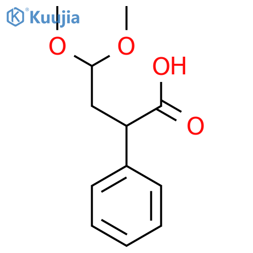2-Phenylsuccinaldehydic acid dimethyl acetal structure