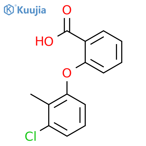 Benzoic acid, 2-(3-chloro-2-methylphenoxy)- structure