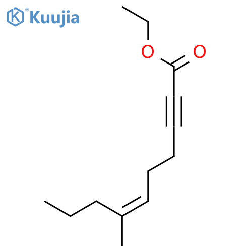 6-Decen-2-ynoic acid, 7-methyl-, ethyl ester, (Z)- structure