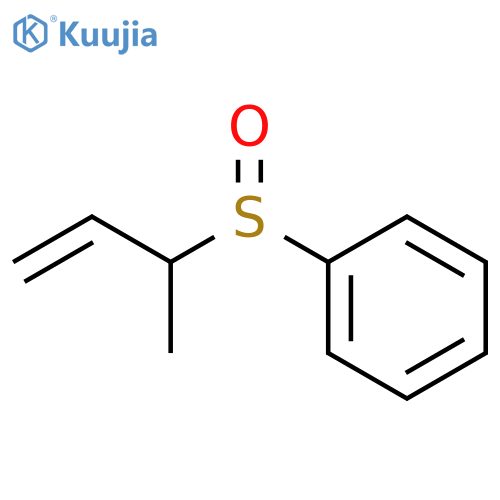 Benzene, [(1-methyl-2-propenyl)sulfinyl]- structure