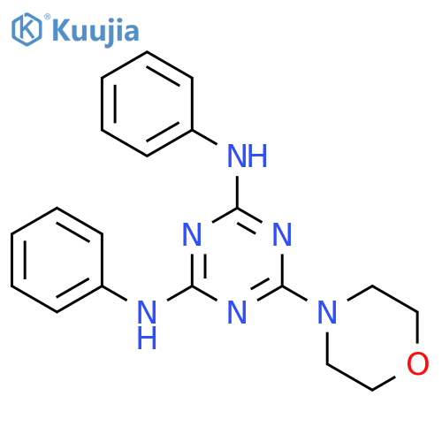 2,4-Dianilino-6-(4-morpholinyl)-1,3,5-triazine structure