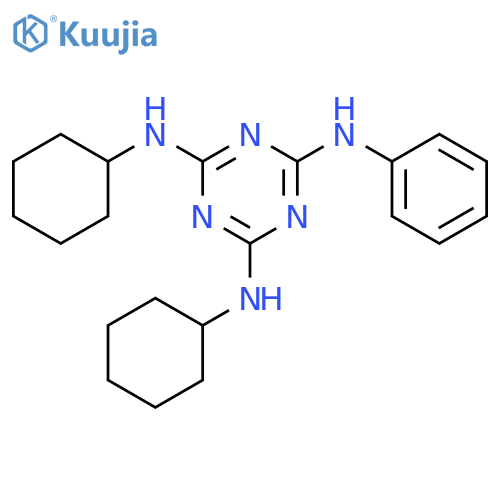 1,3,5-TRIAZINE-2,4,6-TRIAMINE, N,N'-DICYCLOHEXYL-N''-PHENYL- structure