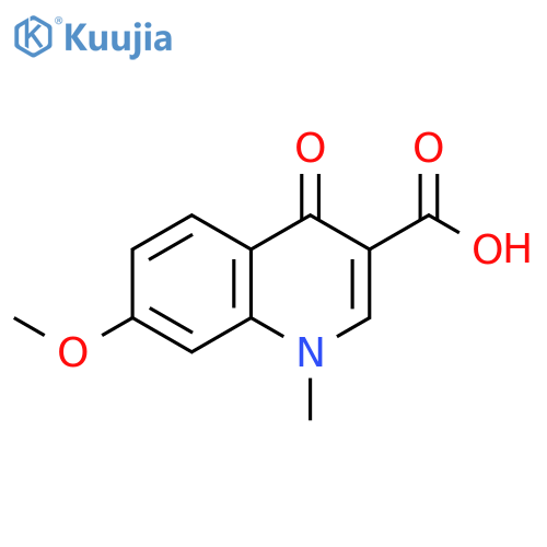 7-Methoxy-1-methyl-4-oxo-1,4-dihydro-quinoline-3-carboxylic acid structure