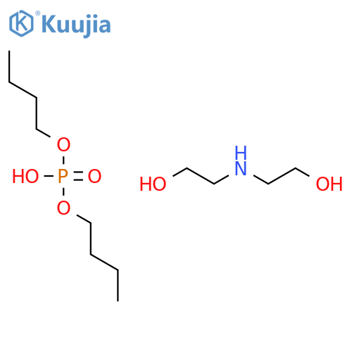 dibutyl hydrogen phosphate, compound with 2,2'-iminodiethanol (1:1) structure