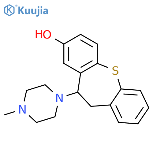 DIBENZO[B,F]THIEPIN-2-OL, 10,11-DIHYDRO-11-(4-METHYL-1-PIPERAZINYL)- structure