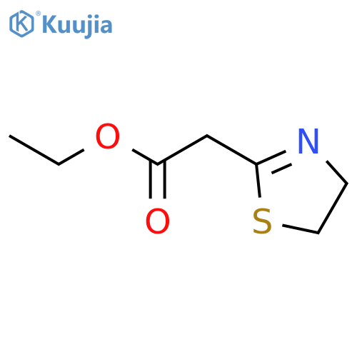 ethyl 2-(4,5-dihydro-1,3-thiazol-2-yl)acetate structure