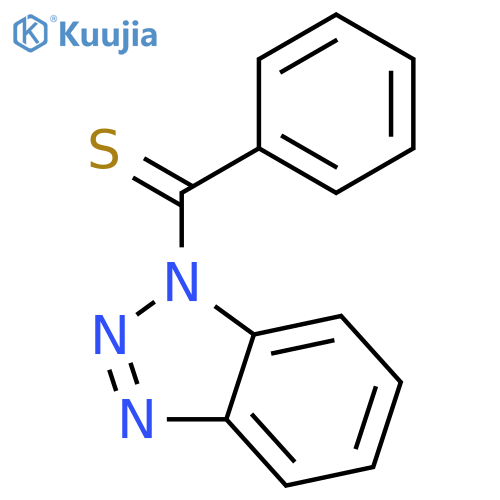 1H-BENZOTRIAZOLE, 1-(PHENYLTHIOXOMETHYL)- structure