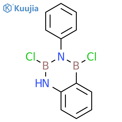 1,3,2,4-Benzodiazadiborine, 2,4-dichloro-1,2,3,4-tetrahydro-3-phenyl- structure