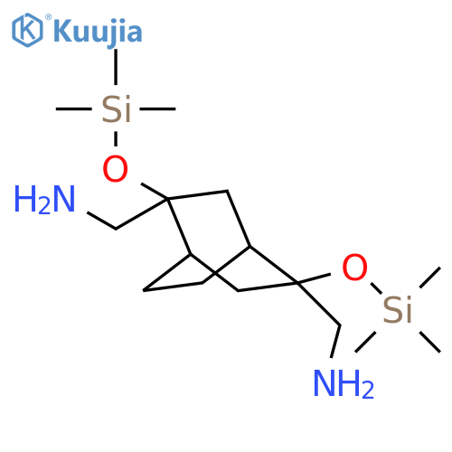 Bicyclo[2.2.2]octane-2,5-dimethanamine, 2,5-bis[(trimethylsilyl)oxy]- structure