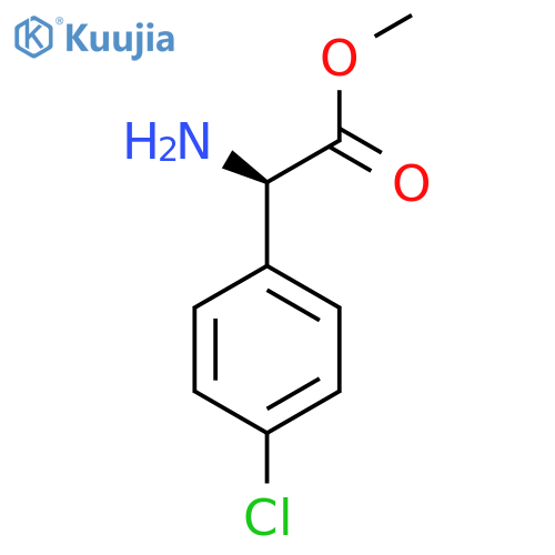 (R)-Methyl 2-amino-2-(4-chlorophenyl)acetate structure