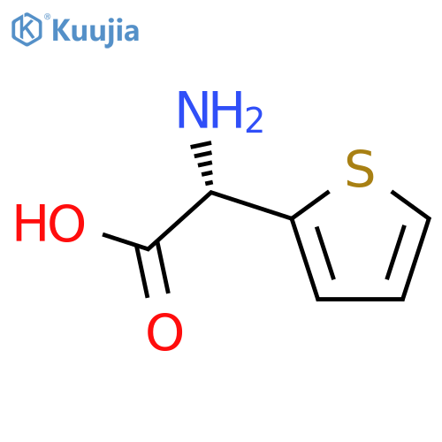(2S)-2-amino-2-(thiophen-2-yl)acetic acid structure