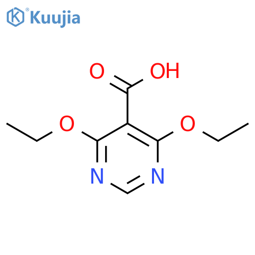 4,6-Diethoxypyrimidine-5-carboxylic acid structure