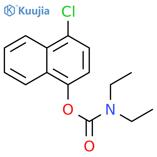 4-chloronaphthalen-1-yl N,N-diethylcarbamate structure