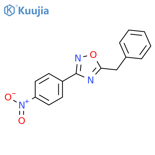 5-Benzyl-3-(4-nitrophenyl)-1,2,4-oxadiazole structure