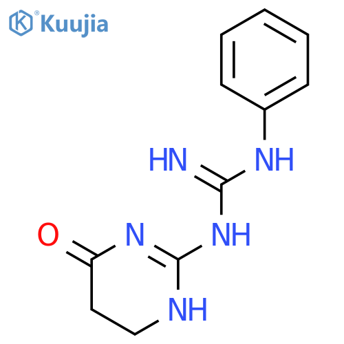 Guanidine, N-phenyl-N'-(1,4,5,6-tetrahydro-4-oxo-2-pyrimidinyl)- structure