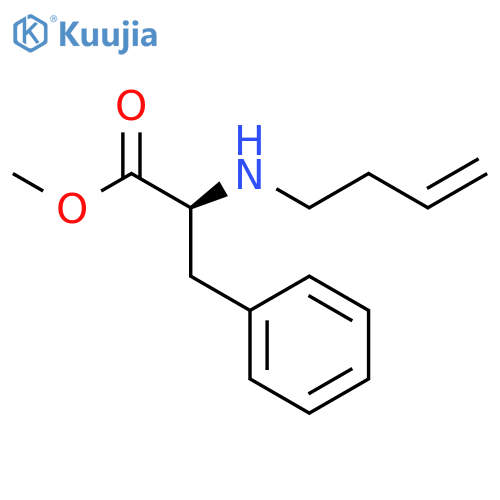 L-PHENYLALANINE, N-3-BUTENYL-, METHYL ESTER structure