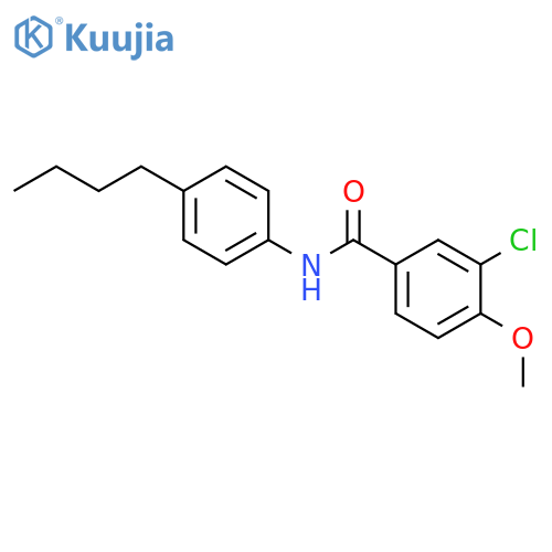 N-(4-Butylphenyl)-3-chloro-4-methoxybenzamide structure