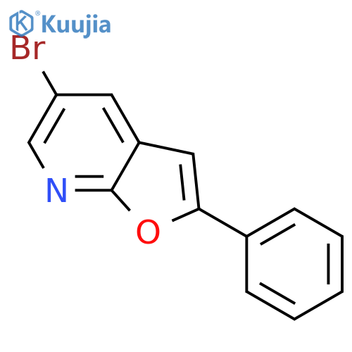 5-bromo-2-phenylfuro[2,3-b]pyridine structure