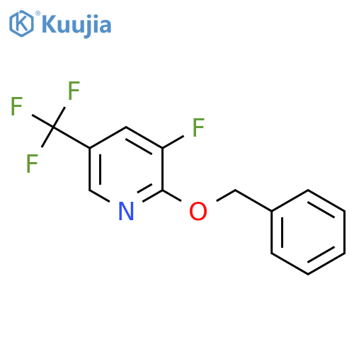 Pyridine, 3-fluoro-2-(phenylmethoxy)-5-(trifluoromethyl)- structure