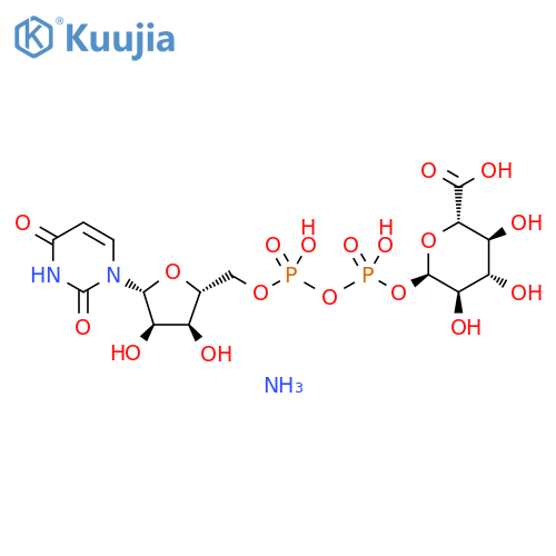 Uridine 5′-diphosphoglucuronic acid ammonium salt structure