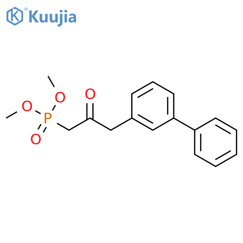 PHOSPHONIC ACID, (3-[1,1'-BIPHENYL]-3-YL-2-OXOPROPYL)-, DIMETHYL ESTER structure