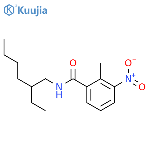 N-(2-Ethyl-hexyl)-2-methyl-3-nitro-benzamide structure