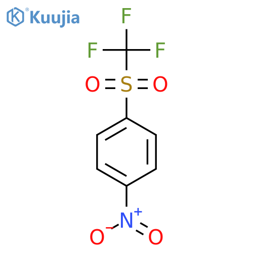 1-Nitro-4-trifluoromethanesulfonylbenzene structure