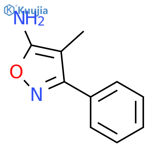 4-Methyl-3-phenylisoxazol-5-amine structure
