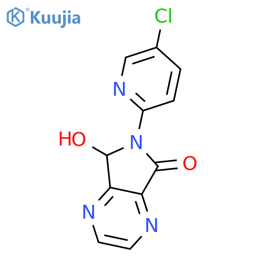 6-(5-chloro-2-pyridyl)-7-hydroxy-7H-pyrrolo[3,4-b]pyrazin-5-one structure