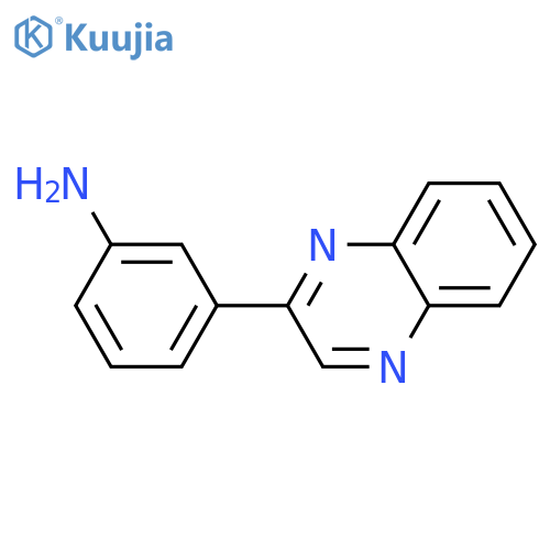 3-(2-Quinoxalinyl)aniline structure