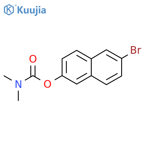 6-bromonaphthalen-2-yl N,N-dimethylcarbamate structure