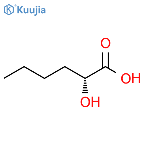 (2R)-2-hydroxyhexanoic acid structure